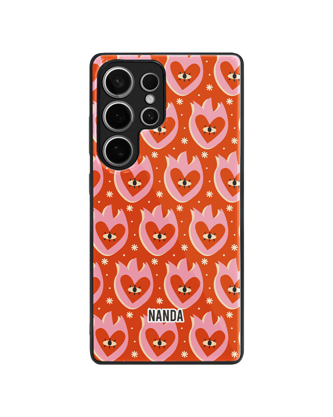 Android Premium Glaze Case - Red Sparks