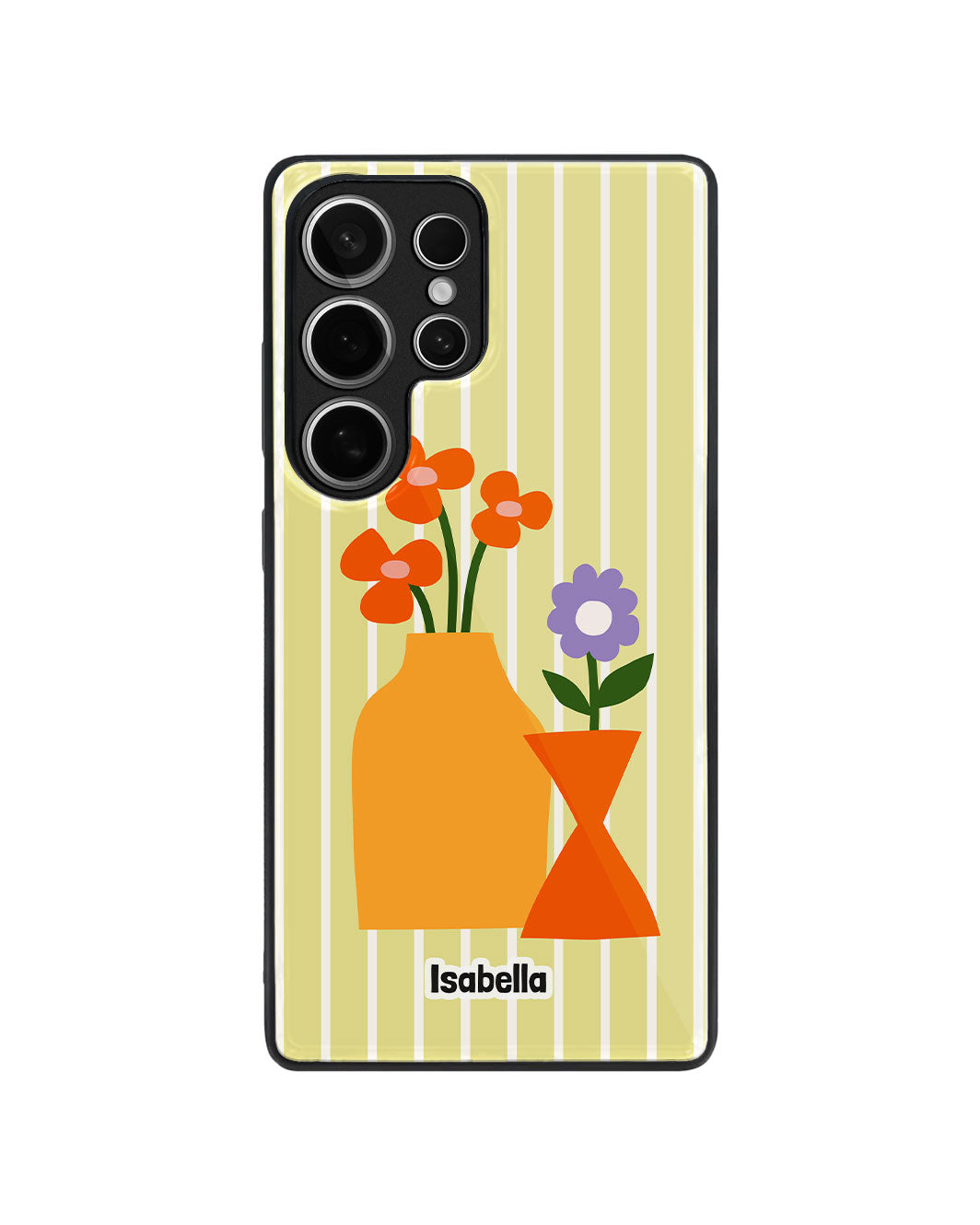 Android Premium Glaze Case - Tangerine Bloom