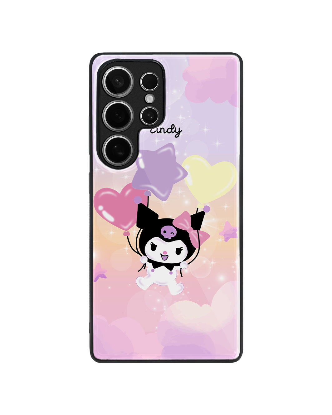 Android Premium Glaze Case - balloon Kuromi