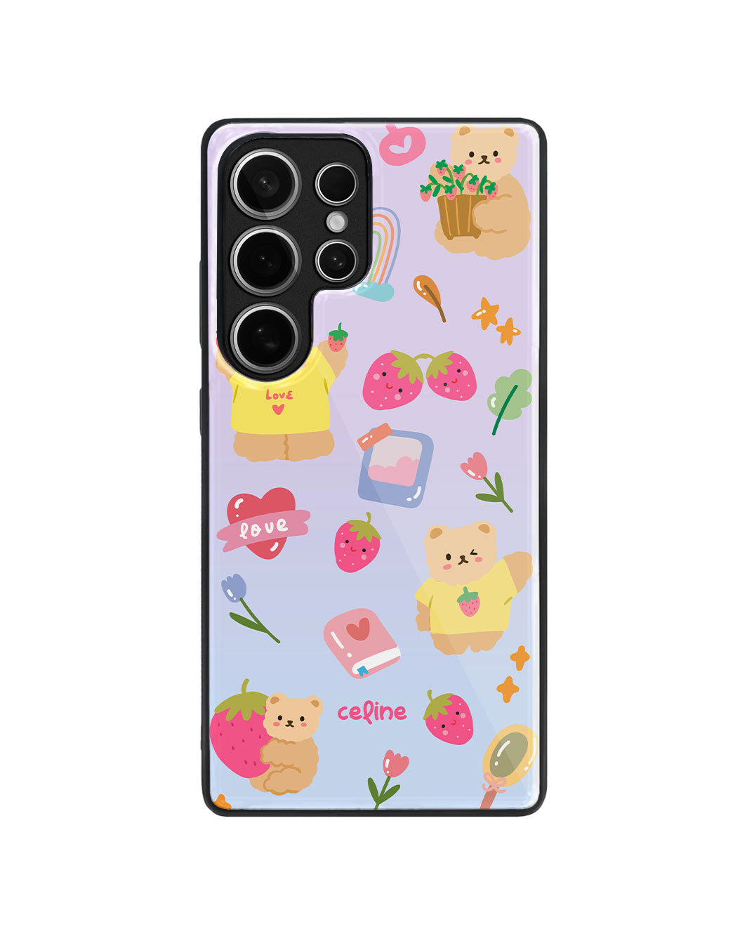 Android Premium Glaze Case - Love Berry