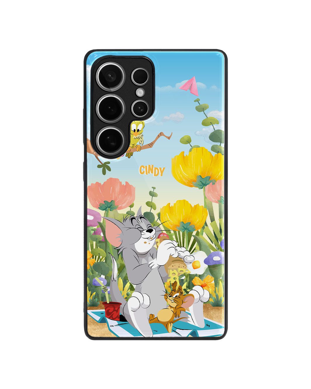 Android Premium Glaze Case - Tom And Jerry Picnic