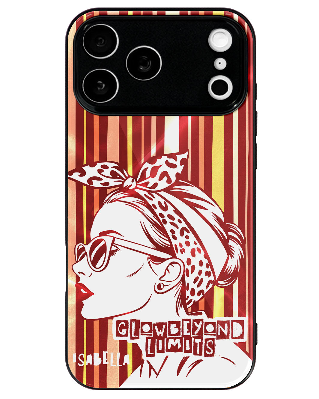 iPhone Premium Glaze Case - Bold In Red