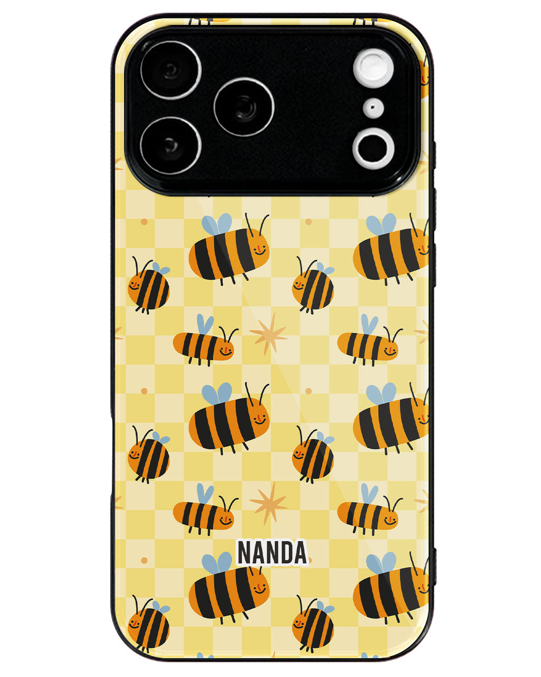iPhone Premium Glaze Case - Bee Happy