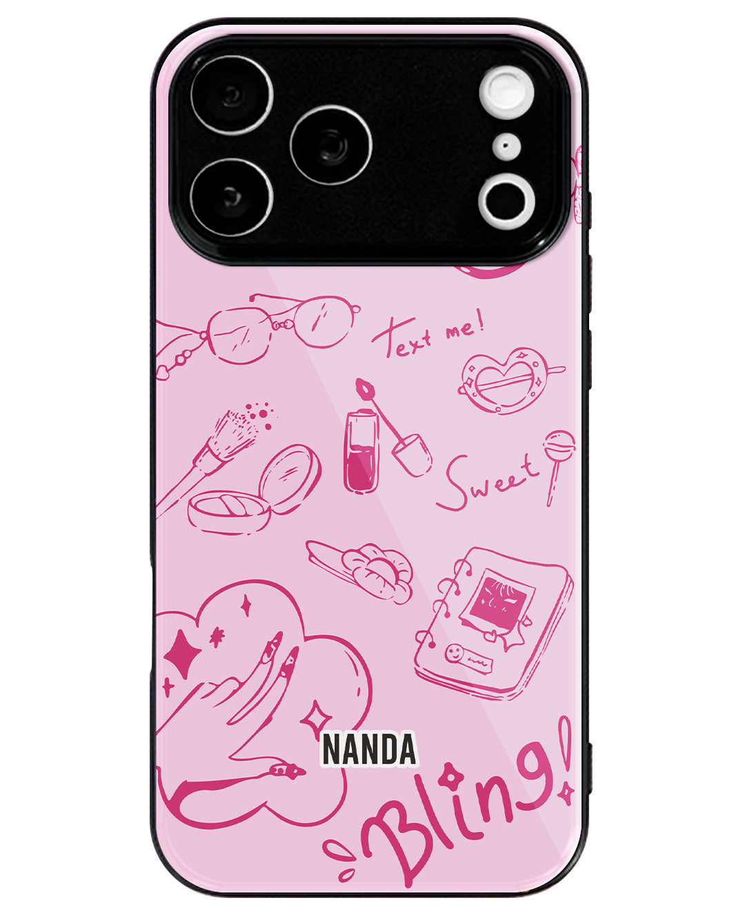 iPhone Premium Glaze Case - Girly Notes