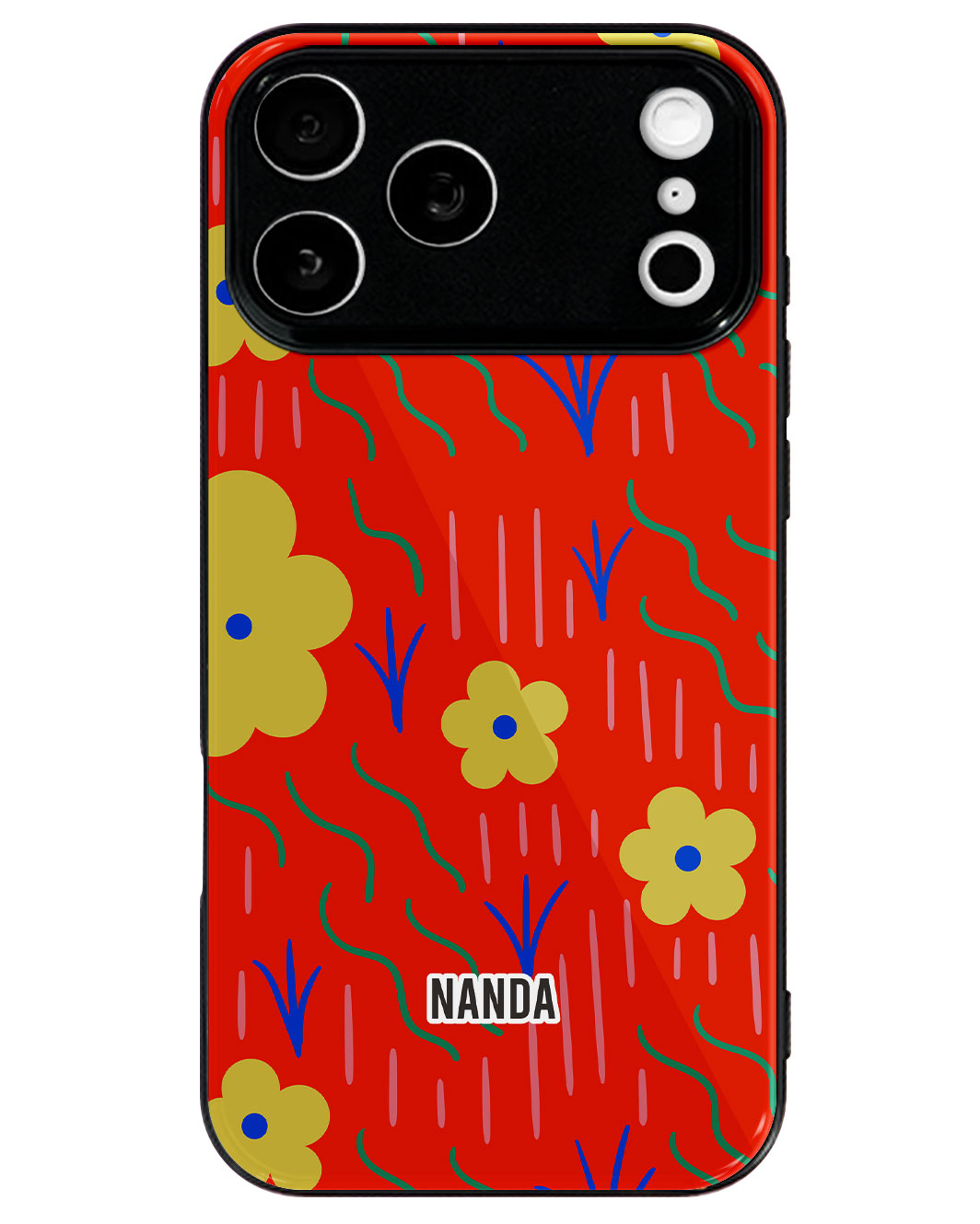 iPhone Premium Glaze Case - Scarlet Garden