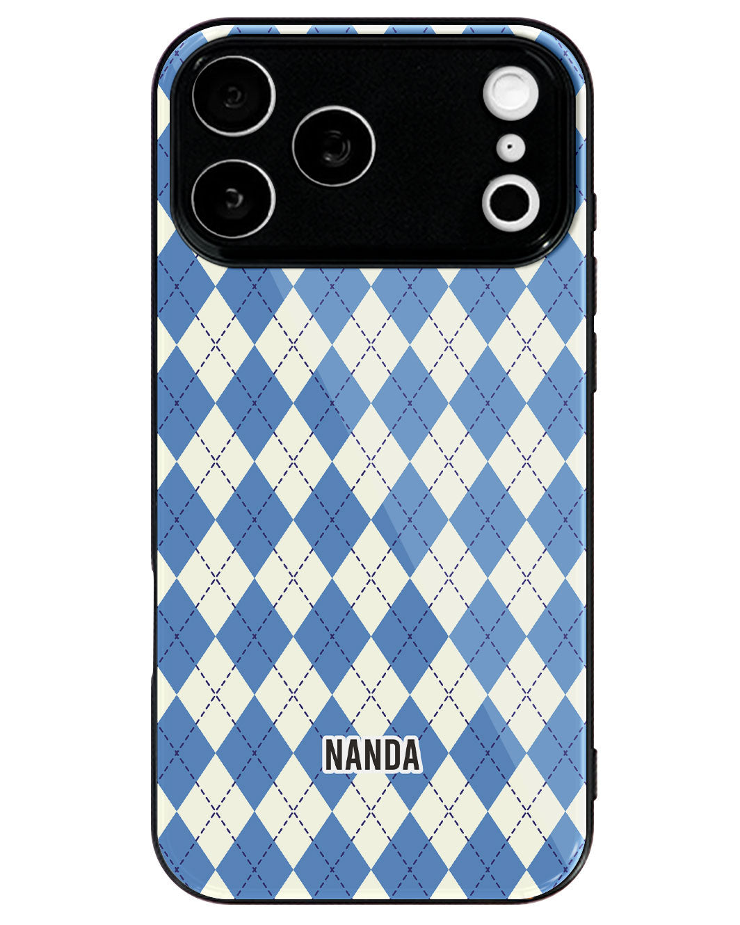 iPhone Premium Glaze Case - Winter Argyle