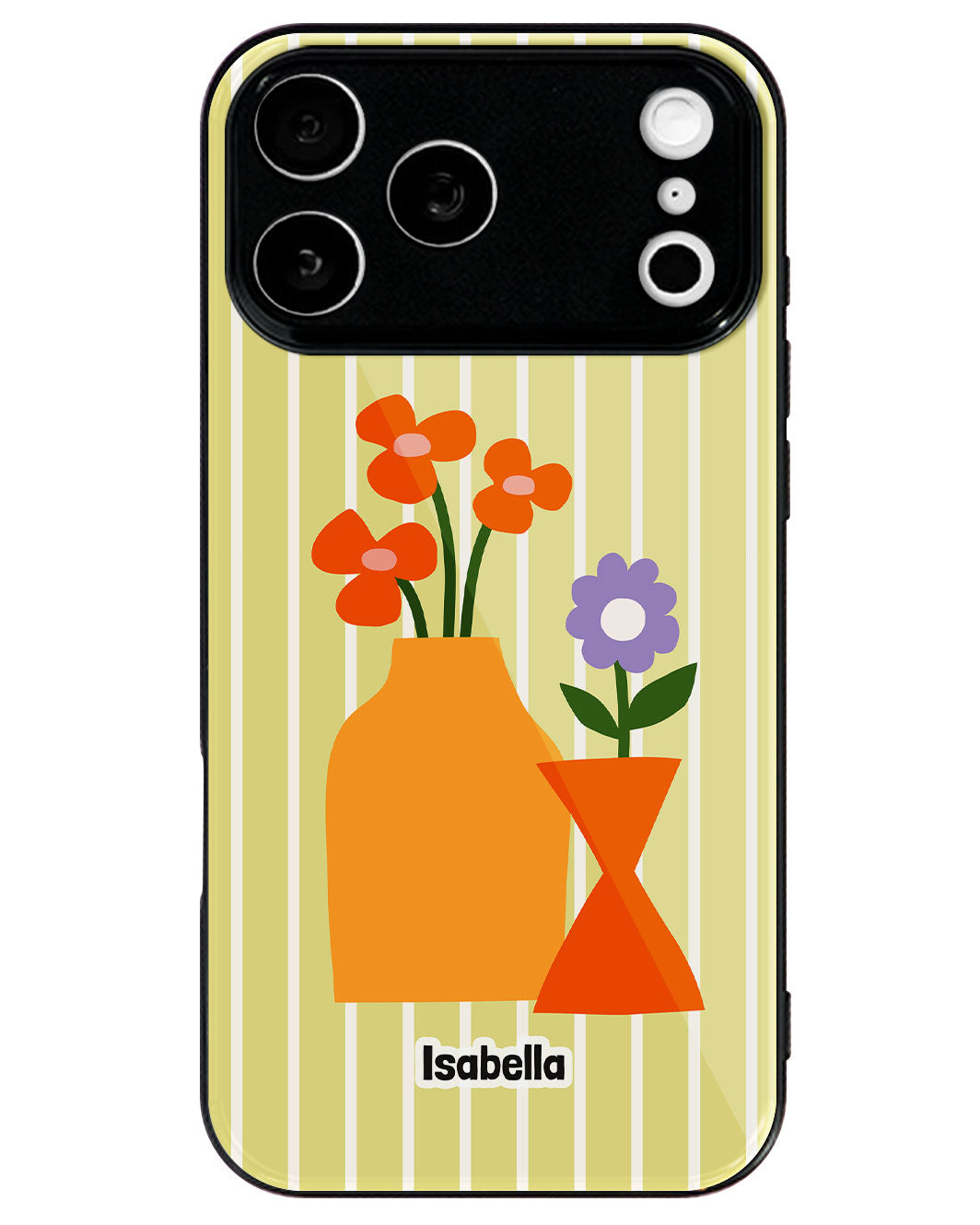 iPhone Premium Glaze Case - Tangerine Bloom