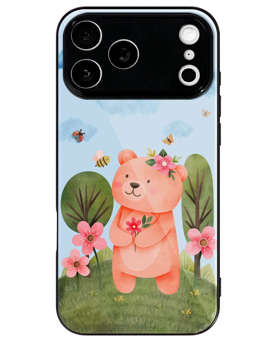 iPhone Premium Glaze Case - Bear In Spring