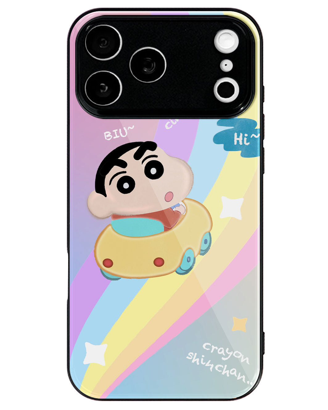 iPhone Premium Glaze Case - Biu Biu Shinchan