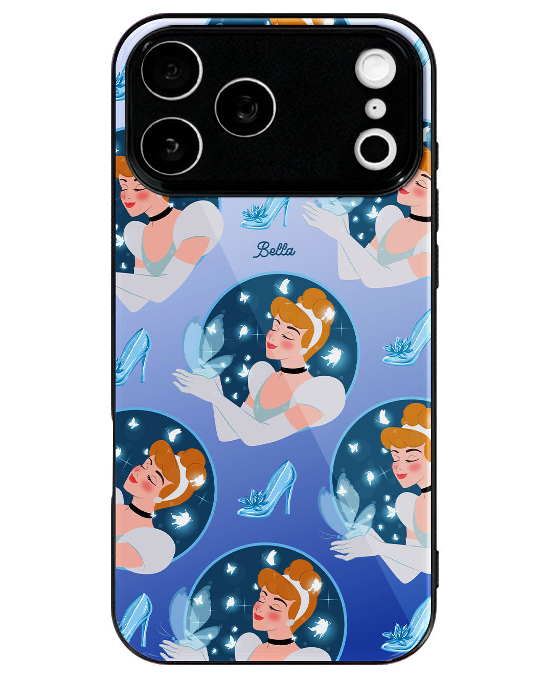 iPhone Premium Glaze Case - Cinderella Pattern
