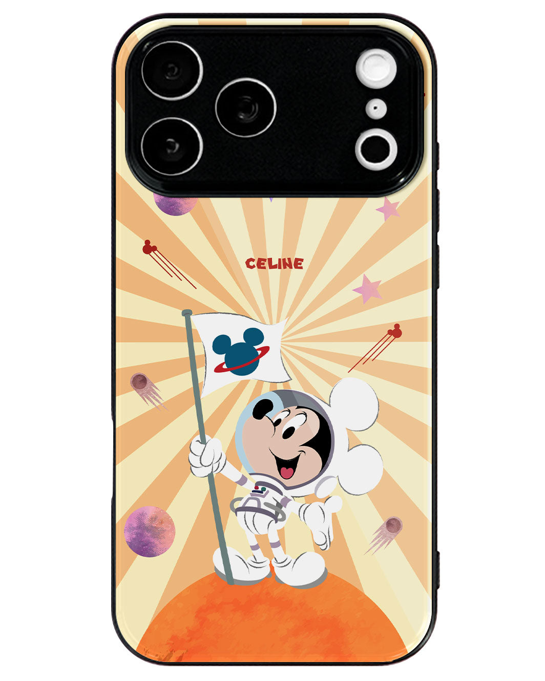 iPhone Premium Glaze Case - Mickey Space