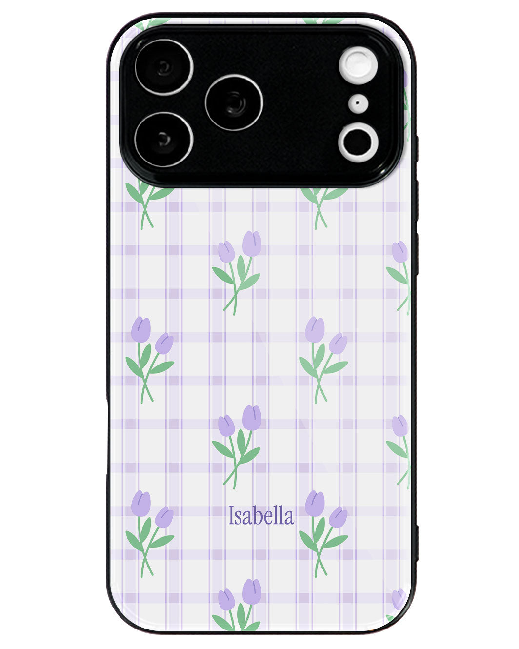 iPhone Premium Glaze Case - Soft Tulips