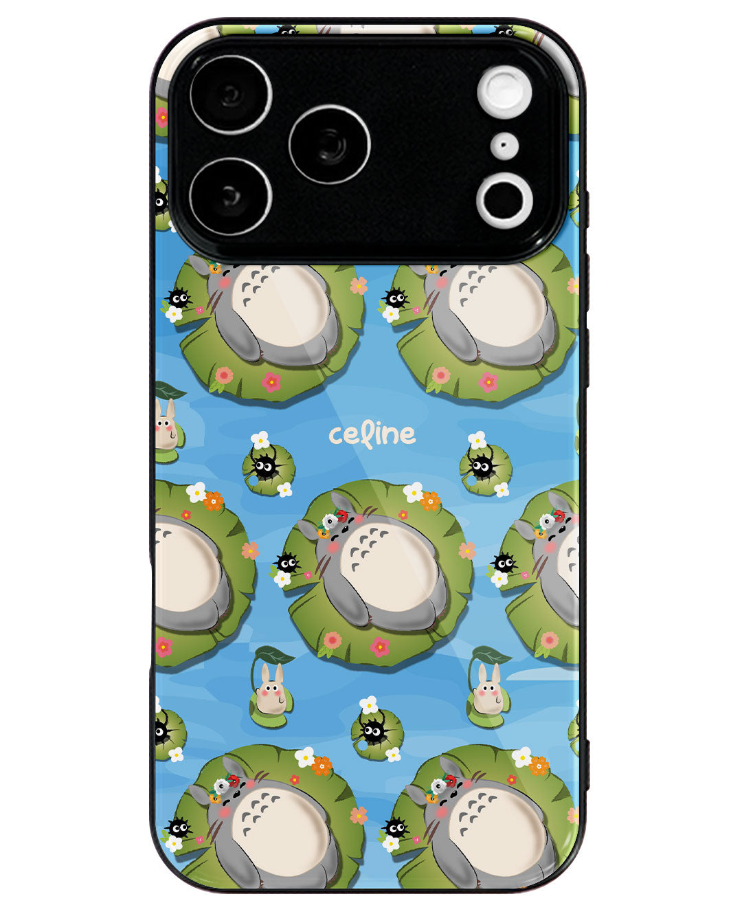 iPhone Premium Glaze Case - Totoro Pattern
