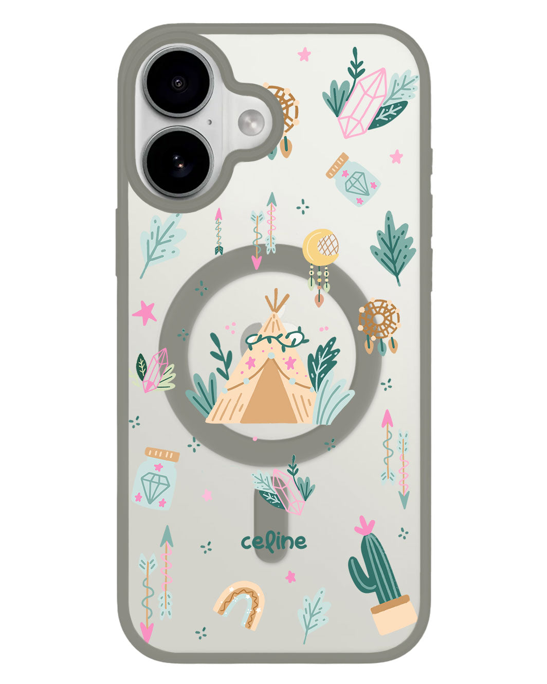 iPhone Premium Impact Case - Bohemian Greenland