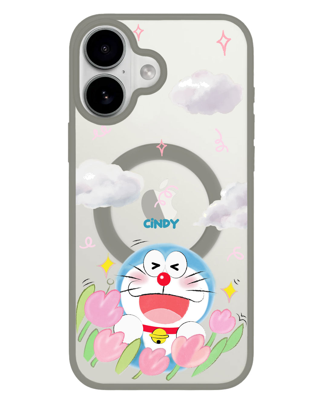iPhone Premium Impact Case - Doraemon Flower