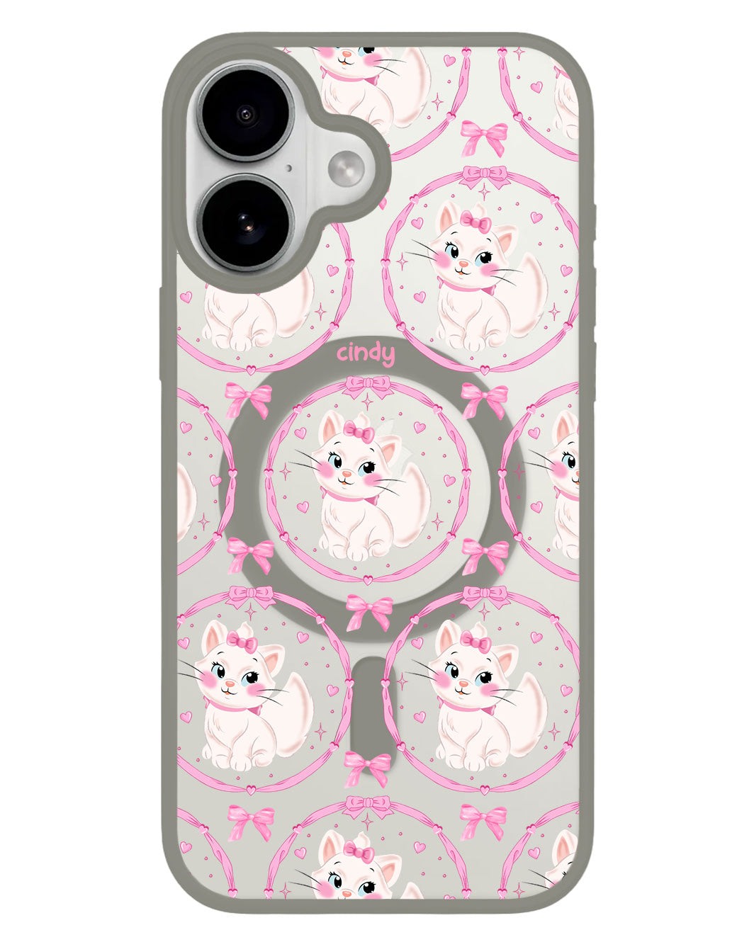 iPhone Premium Impact Case - Marie the Cat Pattern