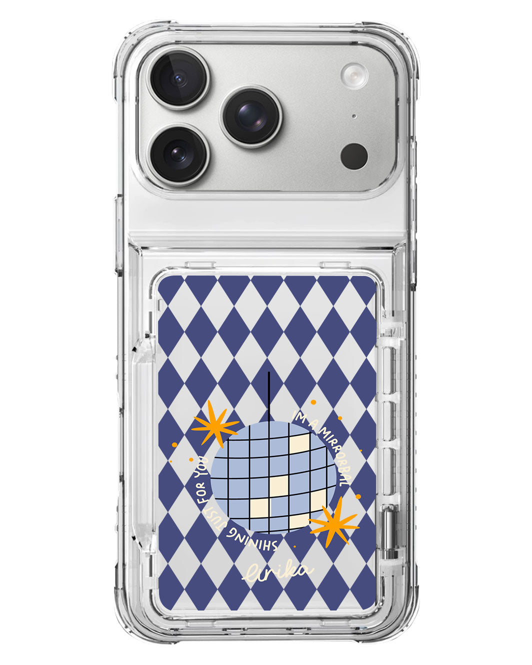 iPhone Crystal Wallet Standing Case - Shining For You