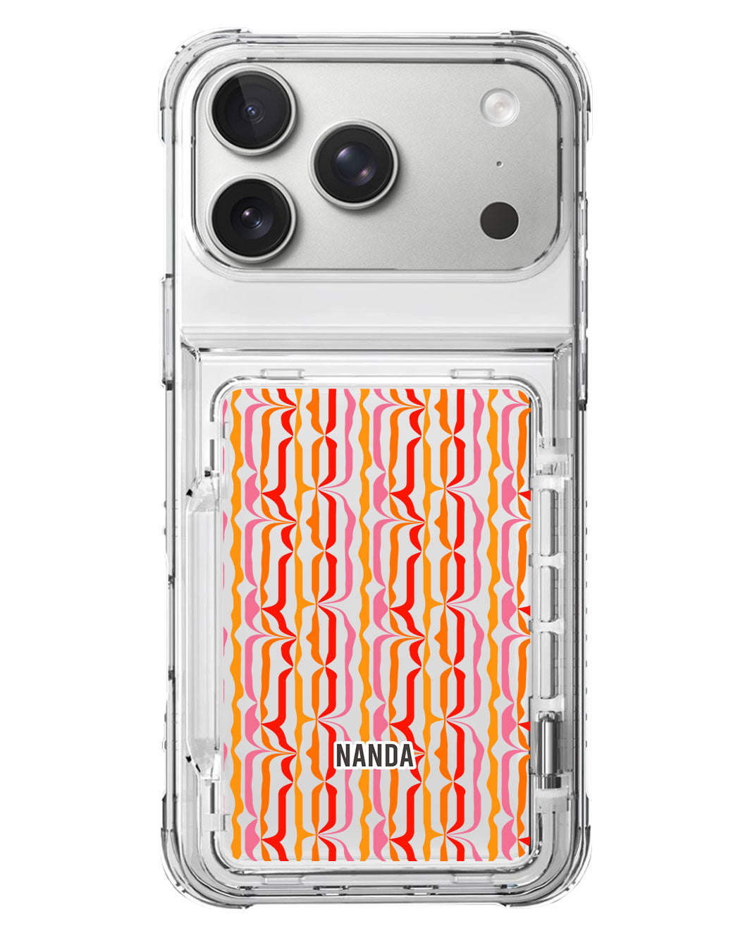iPhone Crystal Wallet Standing Case - Sunset Groove