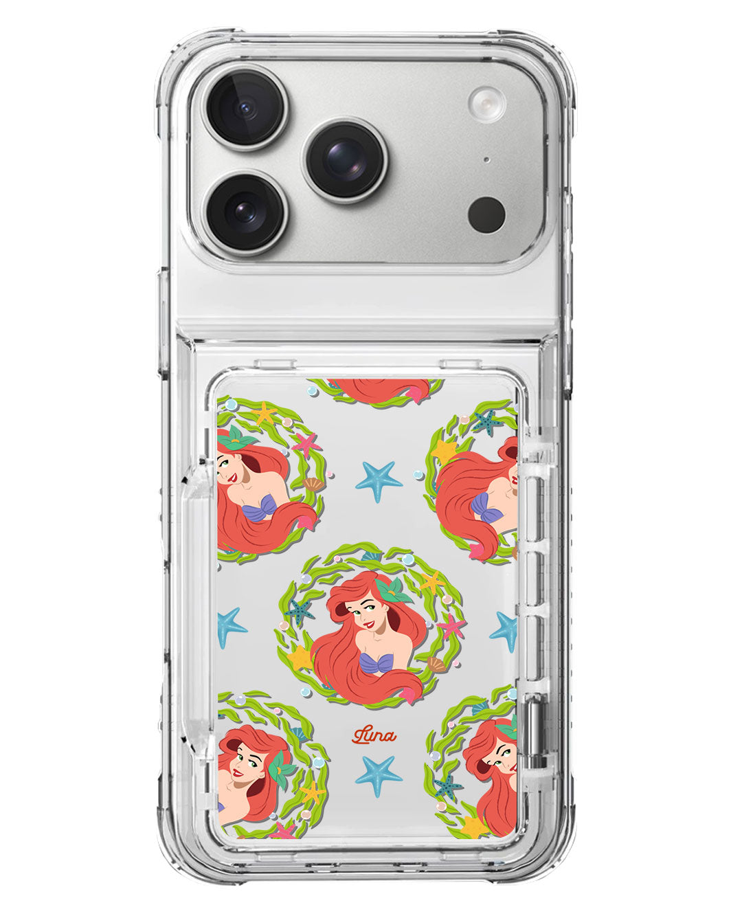 iPhone Crystal Wallet Standing Case - Ariel