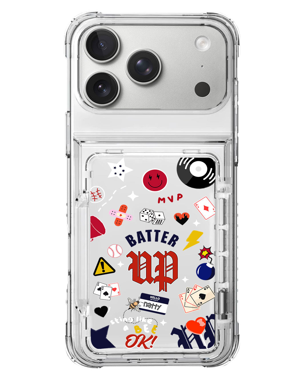 iPhone Crystal Wallet Standing Case - Babymon 1