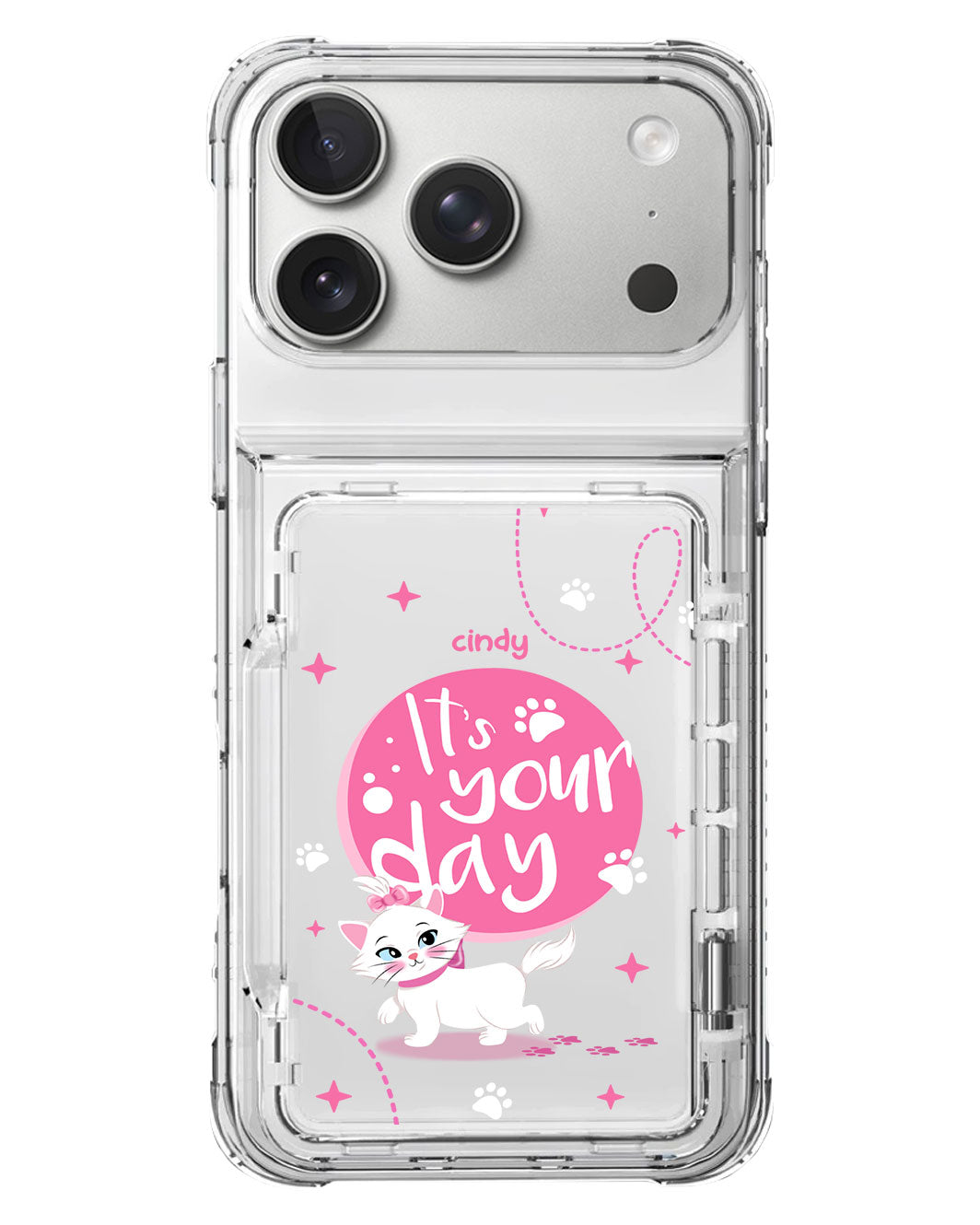 iPhone Crystal Wallet Standing Case - Its Marrie Day
