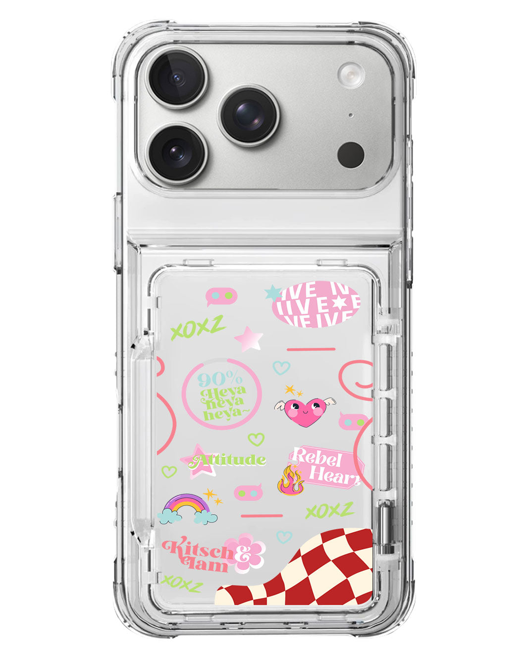 iPhone Crystal Wallet Standing Case - Ive 1