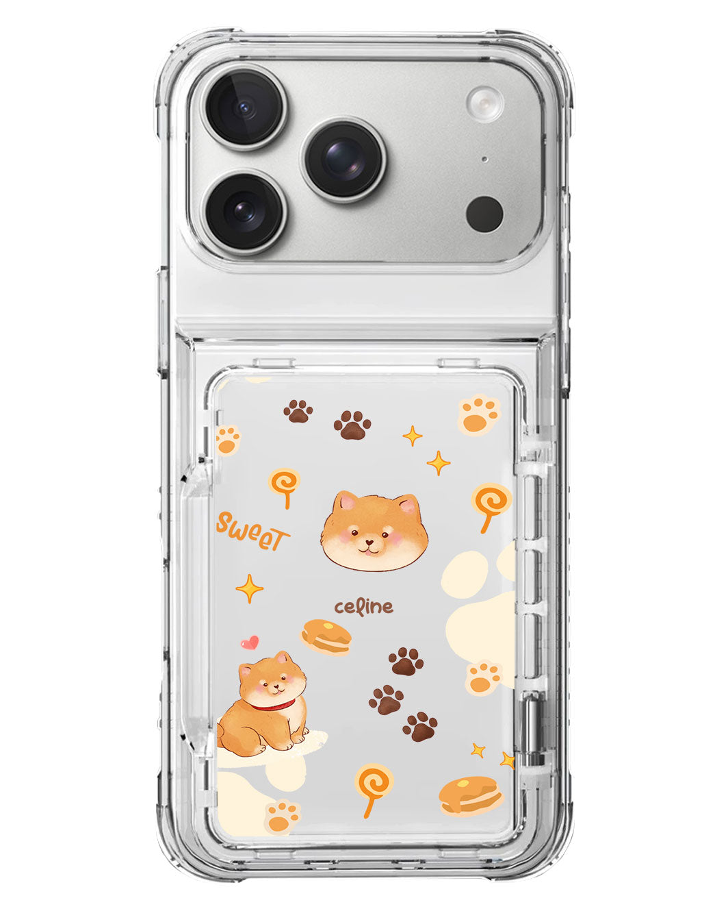 iPhone Crystal Wallet Standing Case - Let's Play