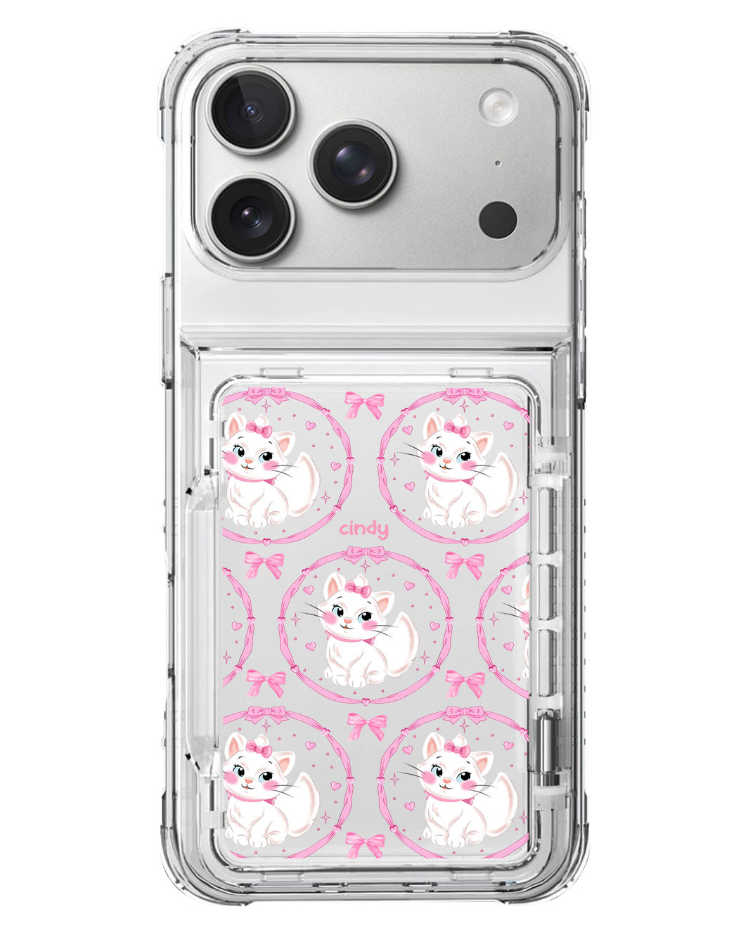 iPhone Crystal Wallet Standing Case - Marrie Pattern