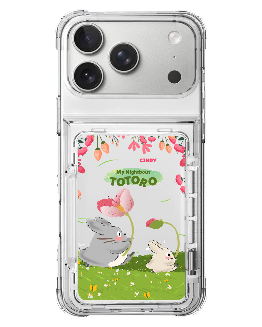iPhone Crystal Wallet Standing Case - My Nightbour Totoro