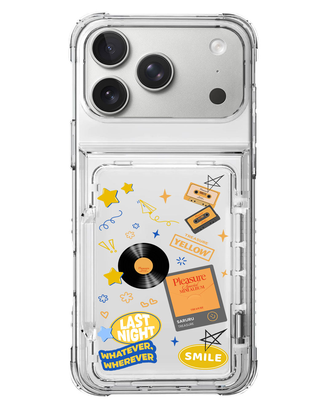 iPhone Crystal Wallet Standing Case - Treasure 3