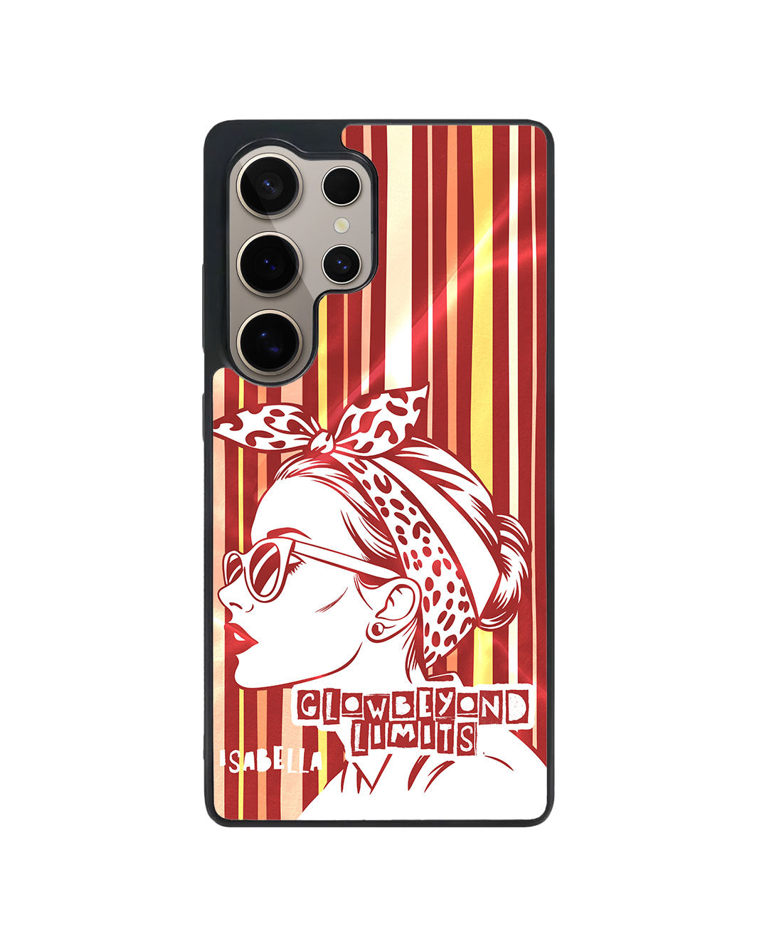 Android Premium Glam Case - Bold in Red