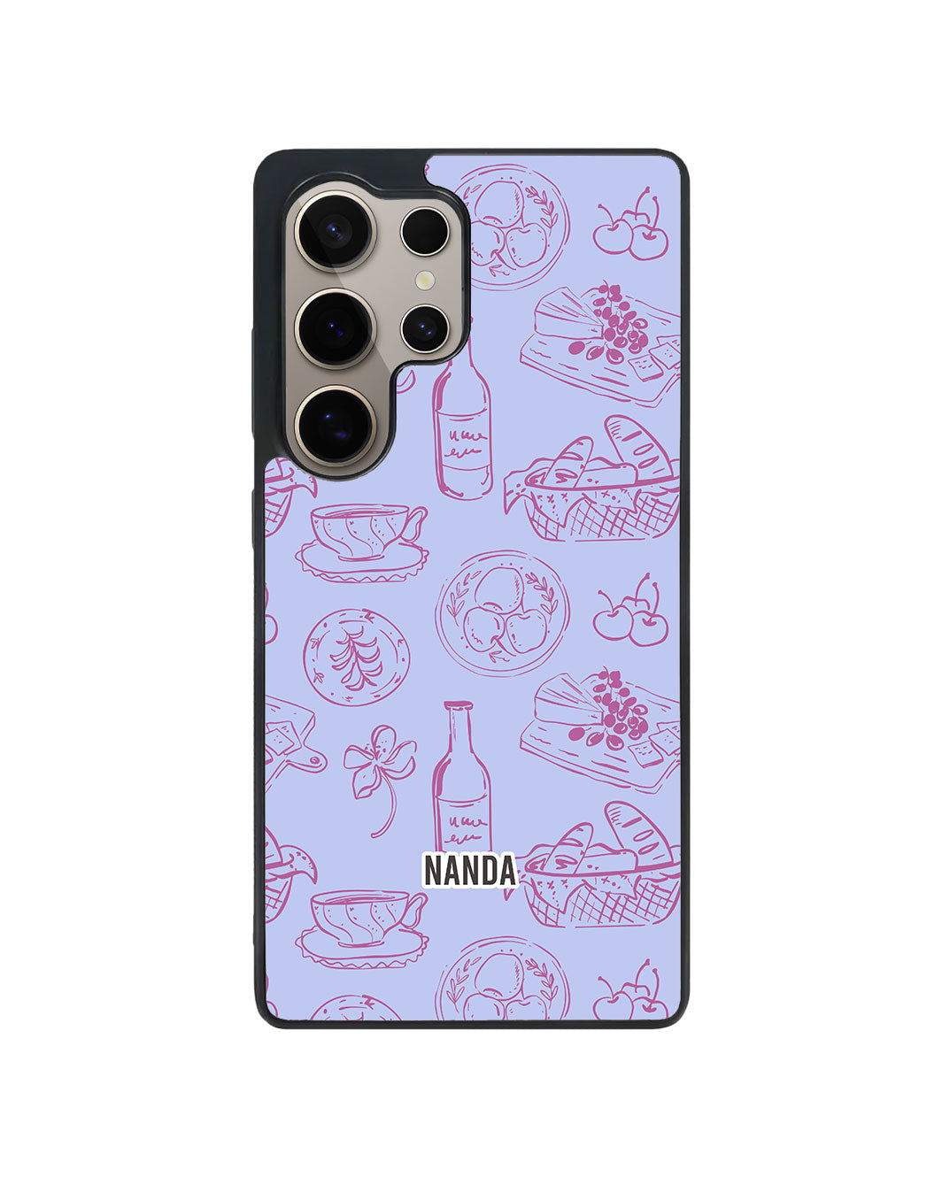 Android Premium Glam Case - Tea & Treats