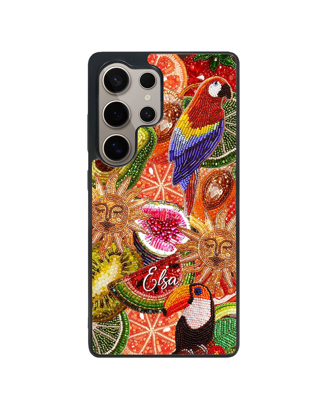 Android Premium Glam Case - Tropical Symphony