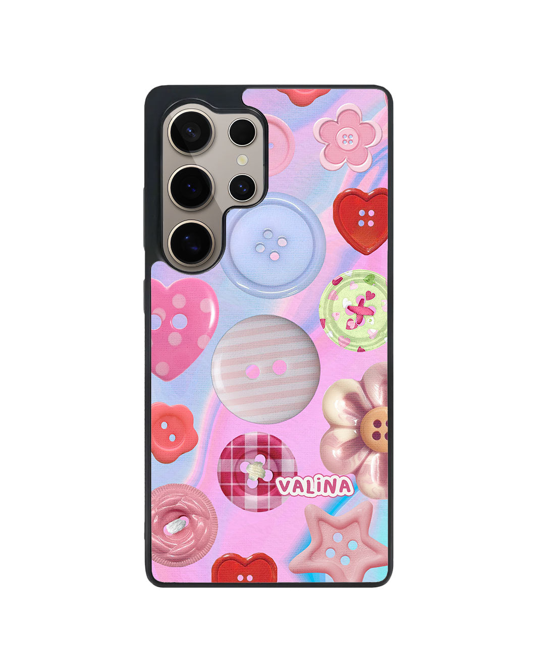 Android Premium Glam Case - Buttons