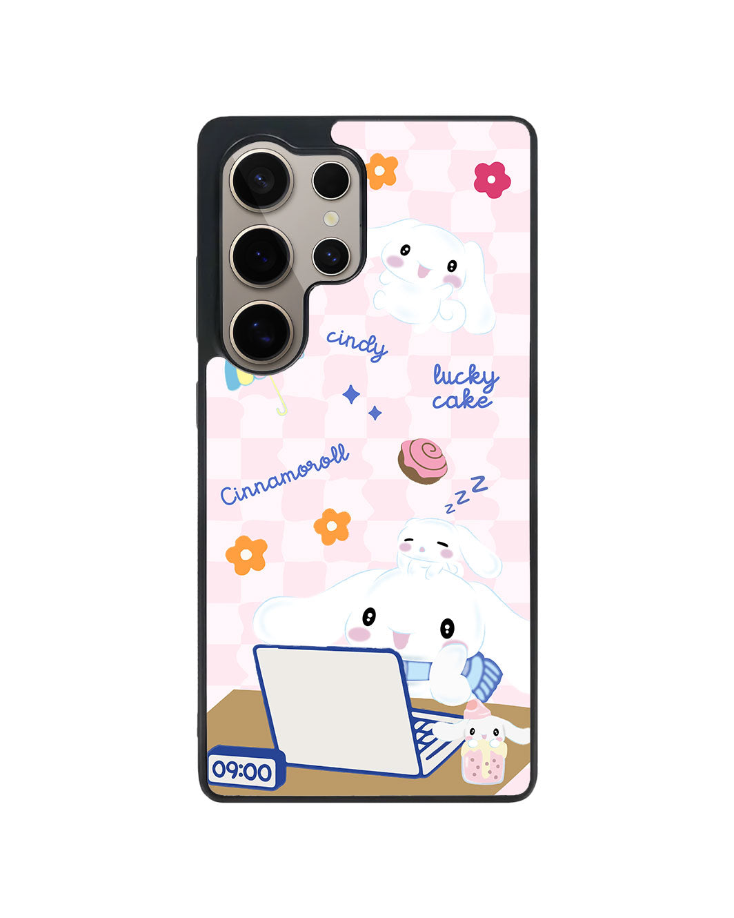 Android Premium Glam Case - Hard Work Cinnamoroll