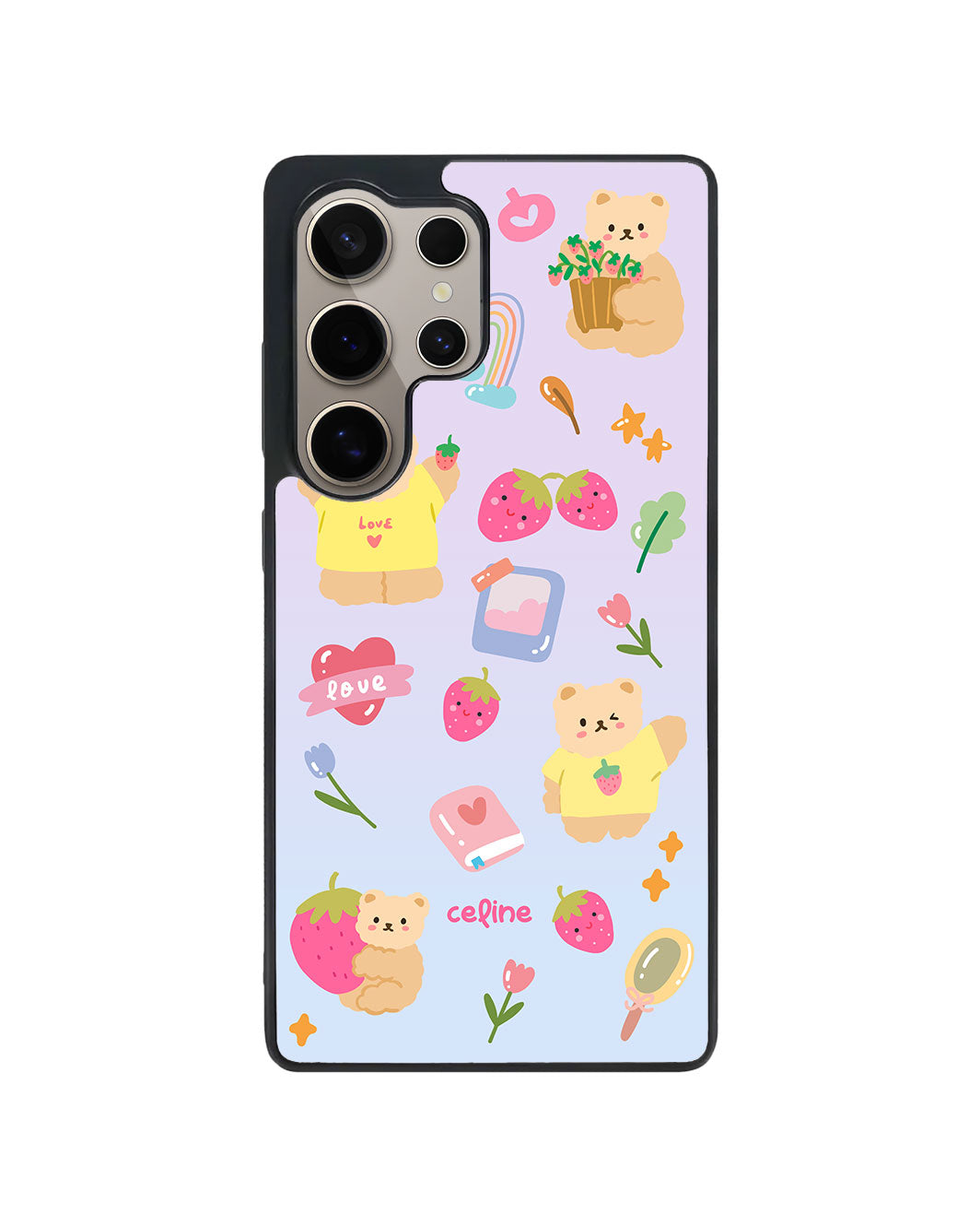 Android Premium Glam Case - Love Berry