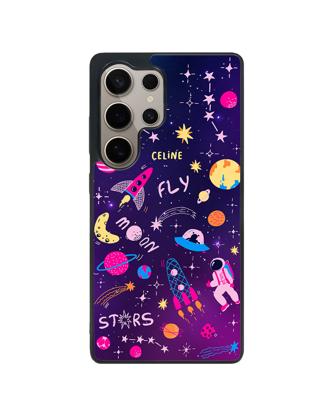 Android Premium Glam Case - Space 3 Happy Space
