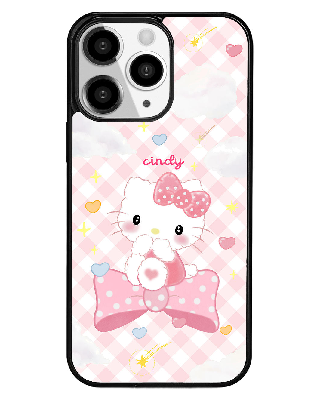 iPhone Premium Glam Case - Cute Kitty