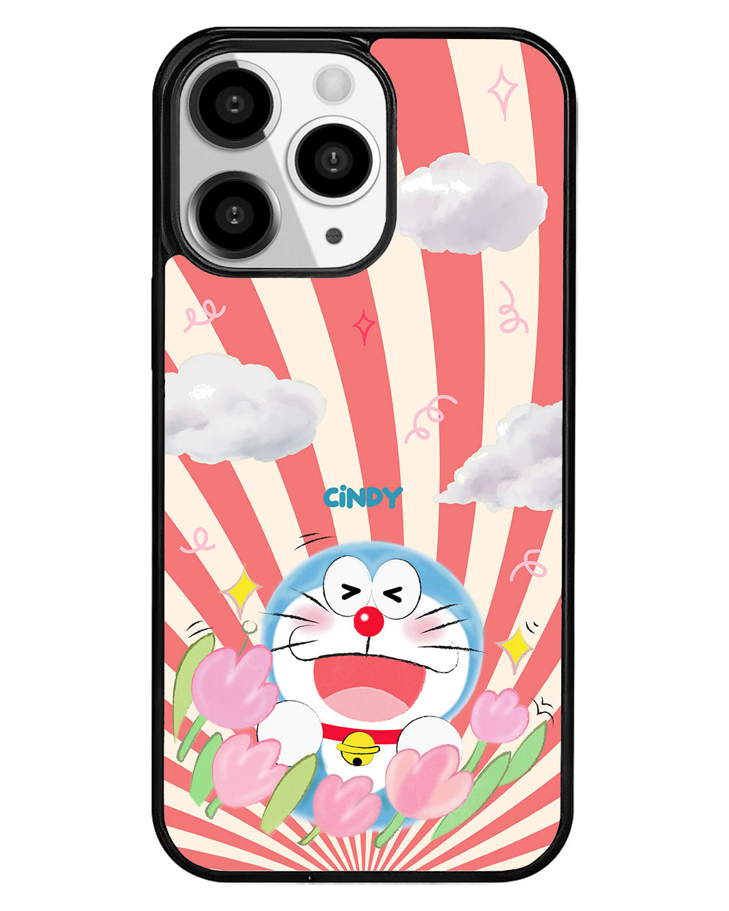 iPhone Premium Glam Case - Dora Flower