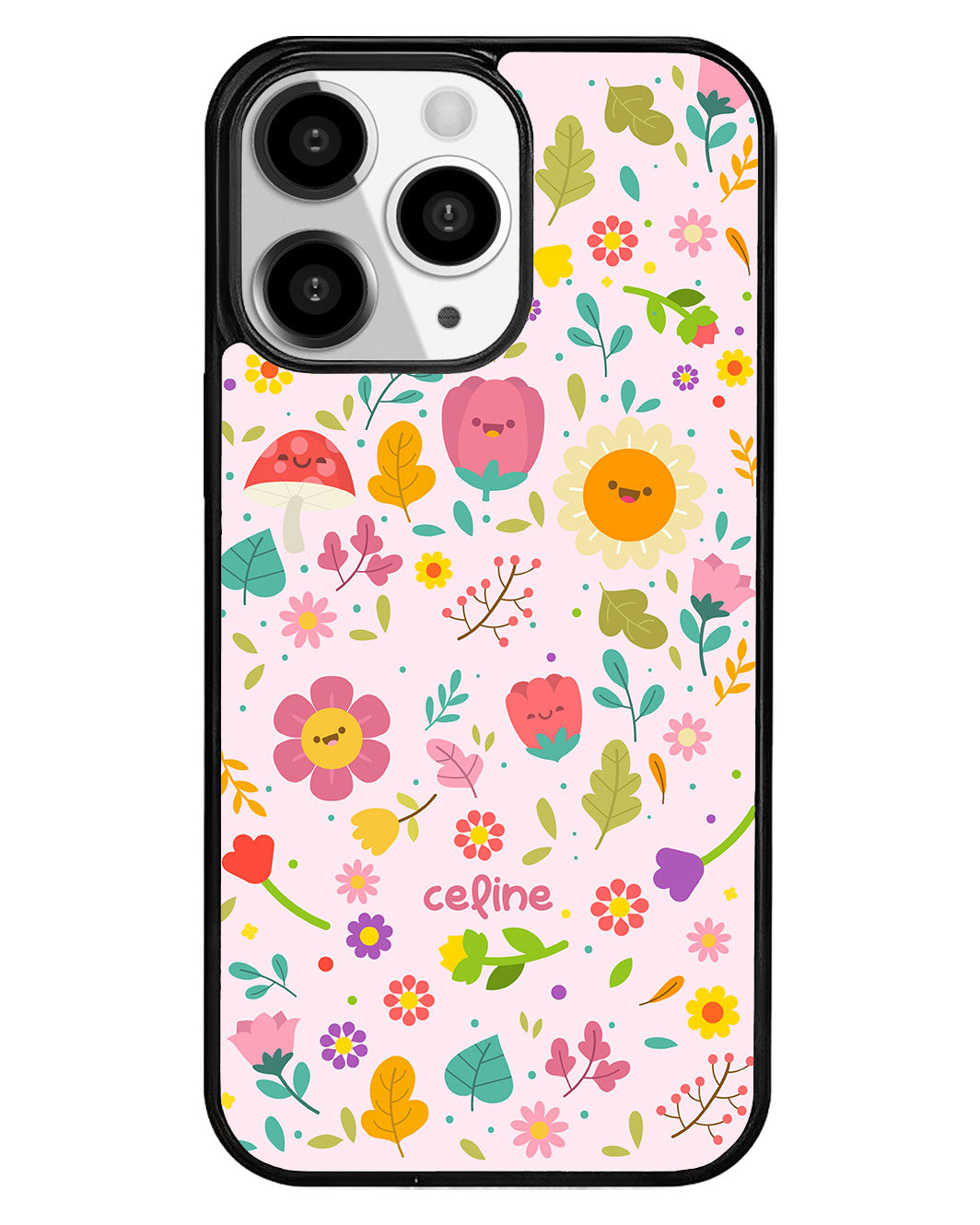 iPhone Premium Glam Case - Fun Floral