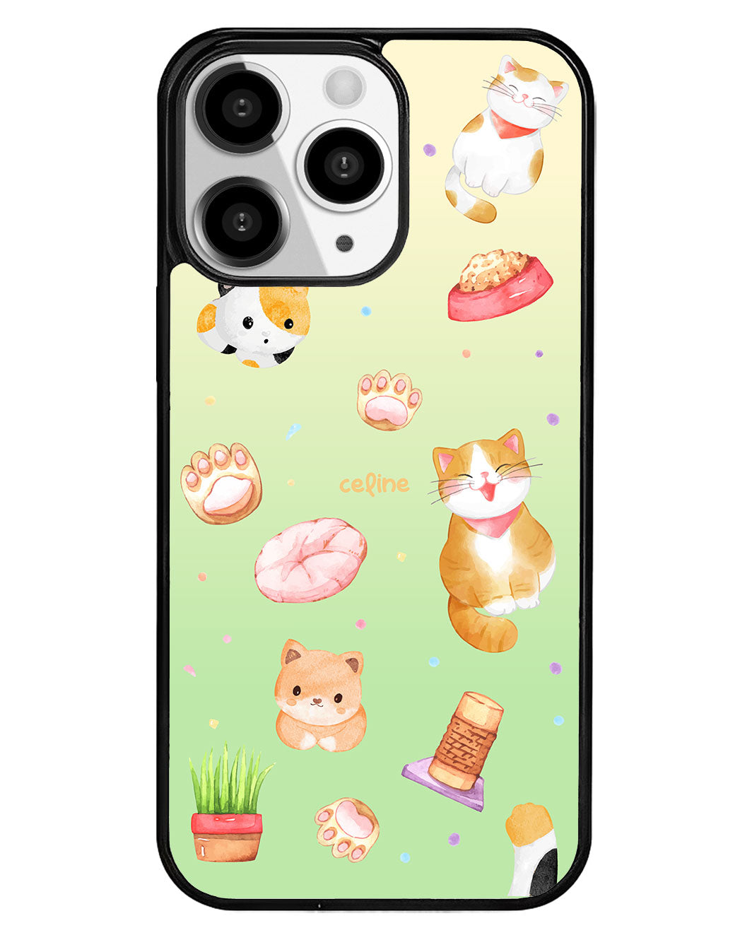 iPhone Premium Glam Case - Play With Kitty