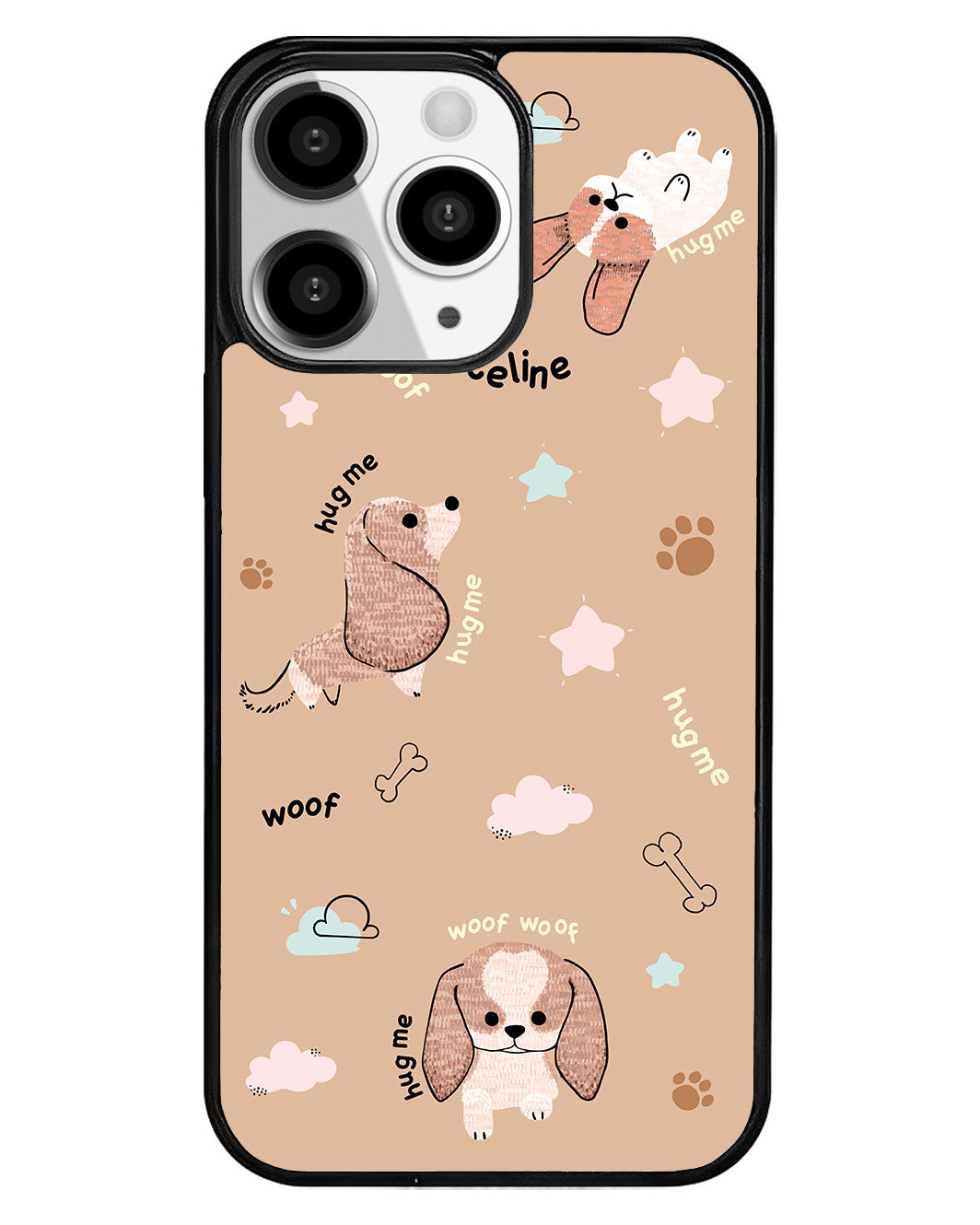 iPhone Premium Glam Case - Woof Woof
