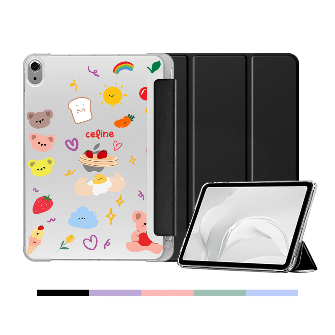 iPad & Android Tab Softcase Flipcover - Breakfast Time