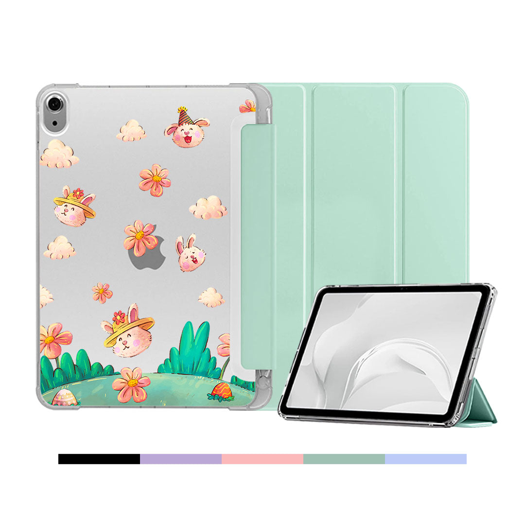 iPad & Android Tab Softcase Flipcover - Gardening Bunny