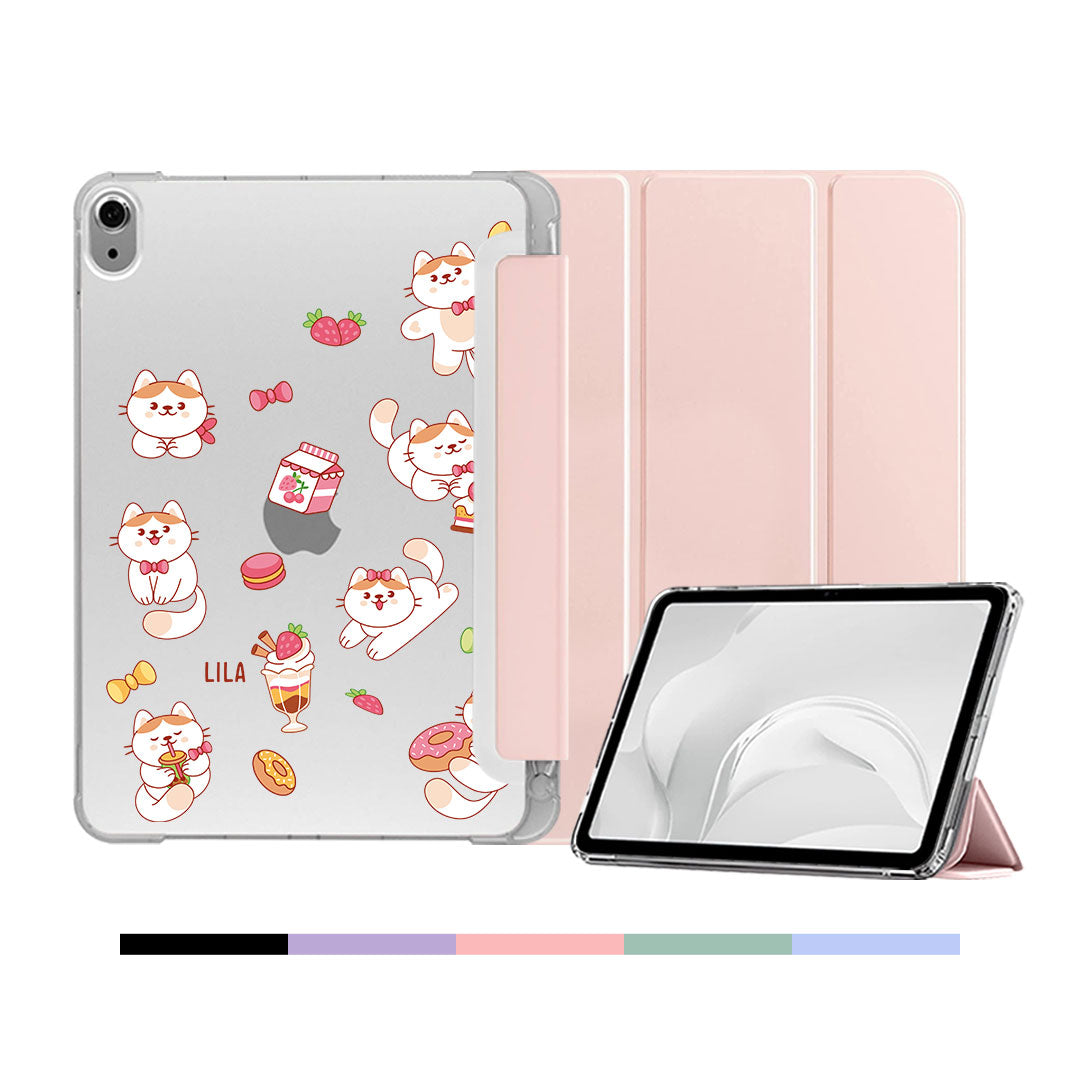 iPad & Android Tab Softcase Flipcover - Purrfect Dessert