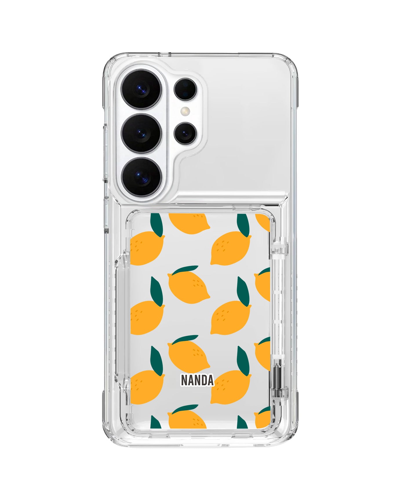 Android Crystal Wallet Standing Case - Lemon Zest