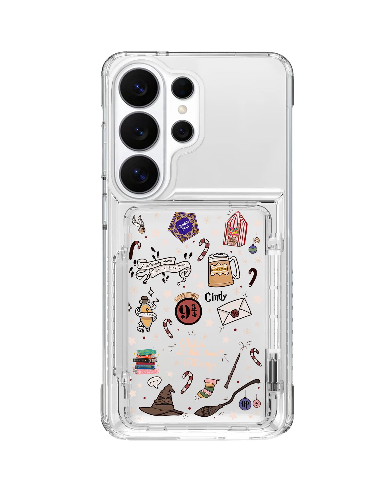Android Crystal Wallet Standing Case - Magic Potter