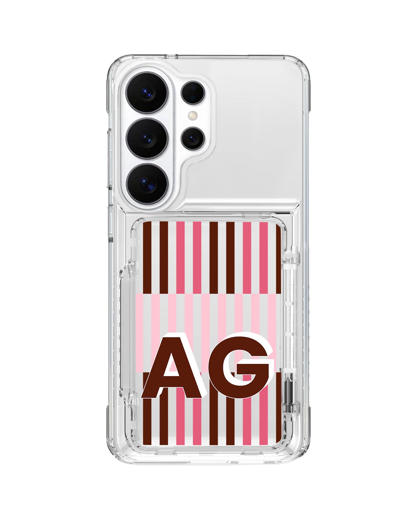 Android Crystal Wallet Standing Case - Strawberry Mocha B