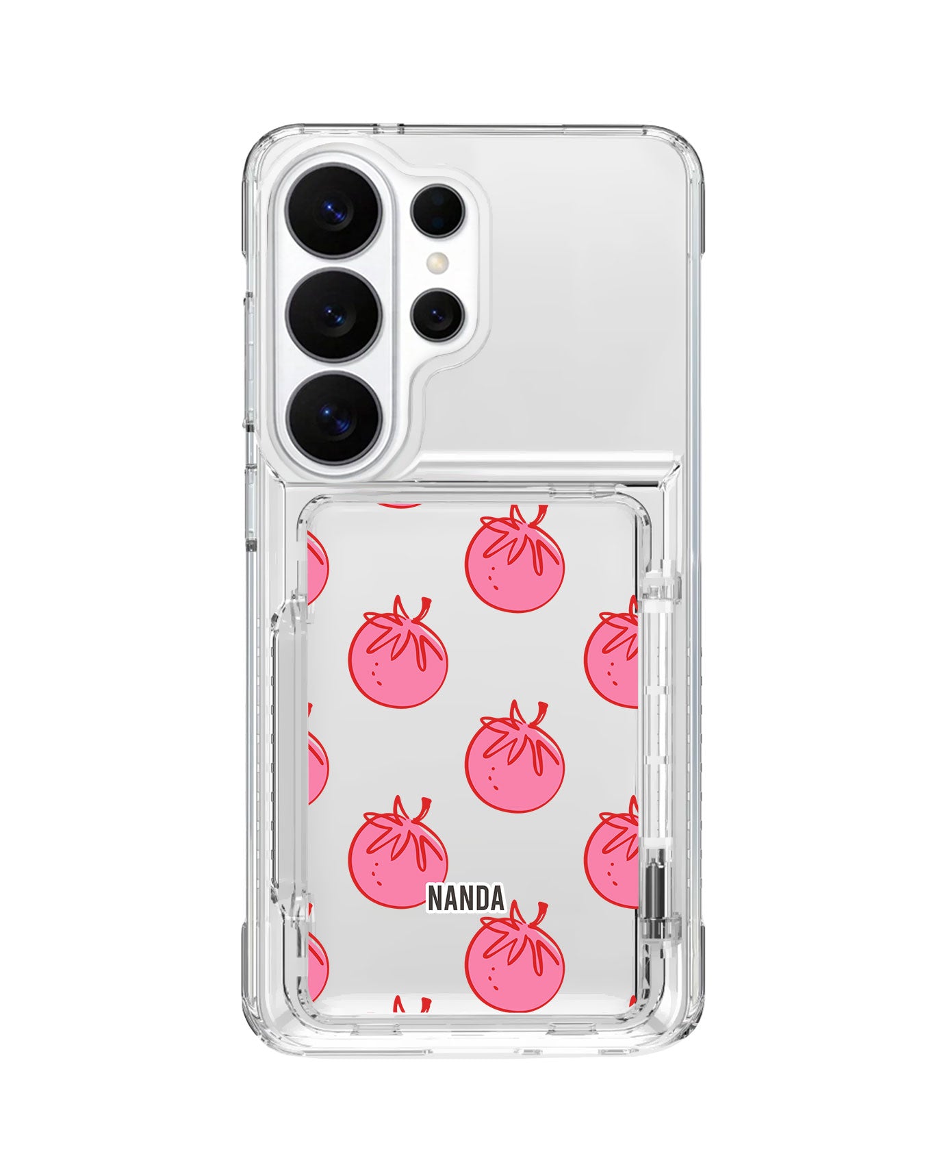 Android Crystal Wallet Standing Case - Tomato Pop
