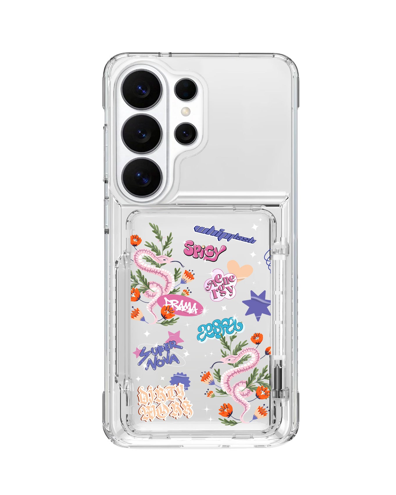 Android Crystal Wallet Standing Case - Aespa 2